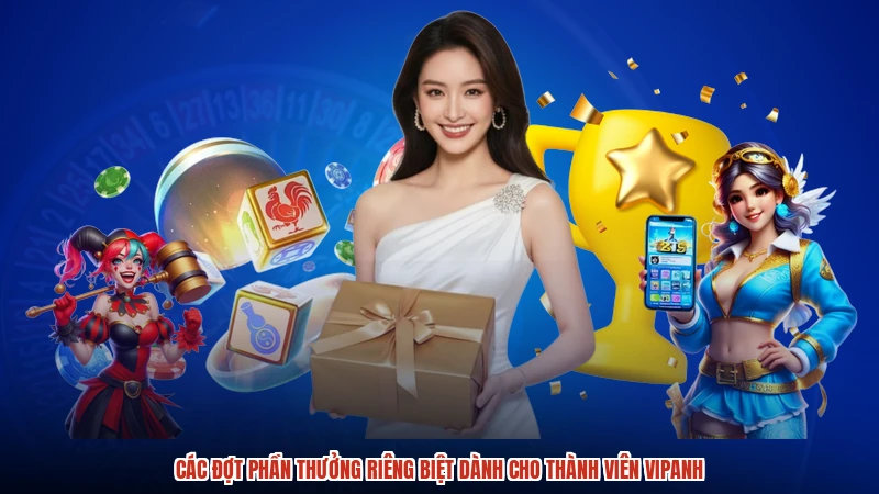 Các đợt phần thưởng riêng biệt dành cho thành viên vipanh